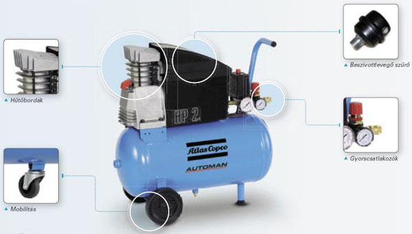ATLAS COPCO kompresszor