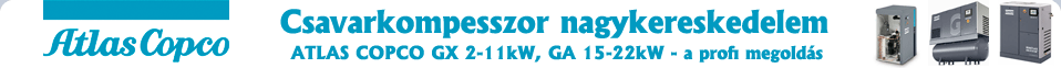 Atlas Copco csavarkompresszor rkests s szerviz. 24 rn belli djmentes kiszllts s bezemels, szerviz s alkatrsz ellts! Ingyenes zld szm: (80) 204-764